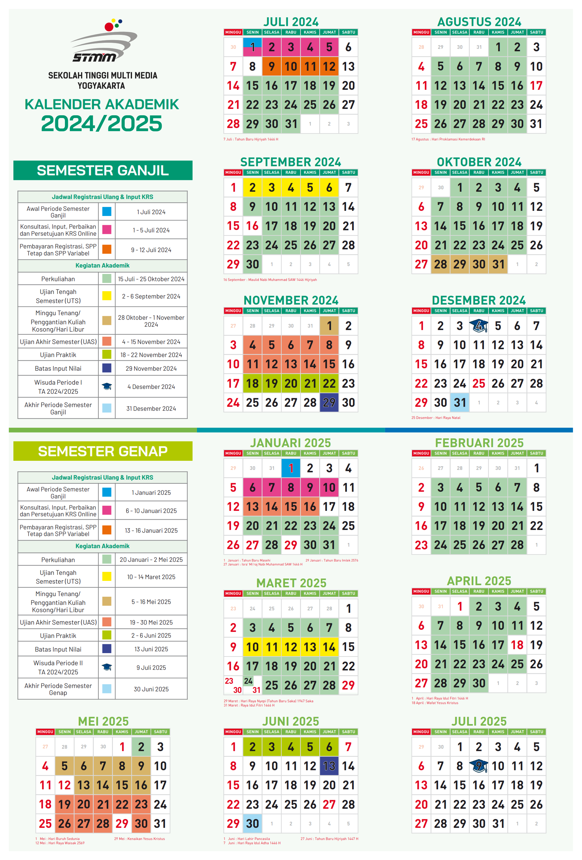 Kalender Akademik TA 2024/2025