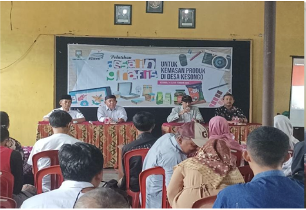 Sekolah Tinggi Multi Media Gelar Pengabdian Masyarakat: Desain Grafis untuk Kemasan Produk di Desa Kesongo